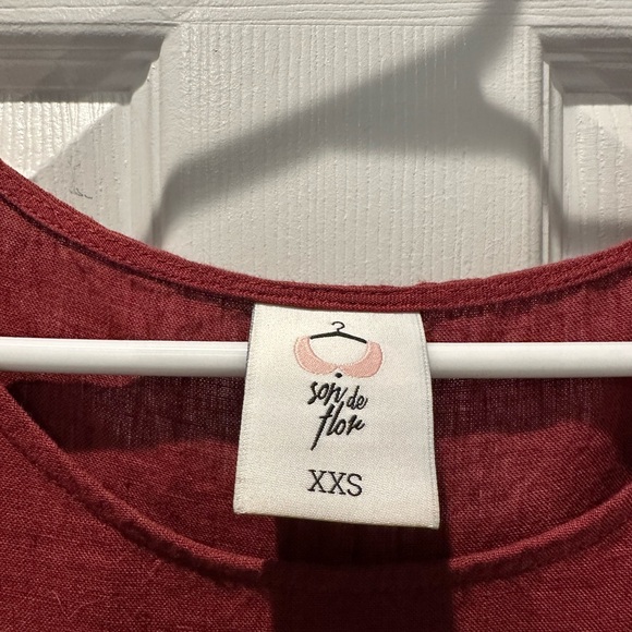 Son de Flor Smock Dress long sleeve Linen - Picture 2 of 4